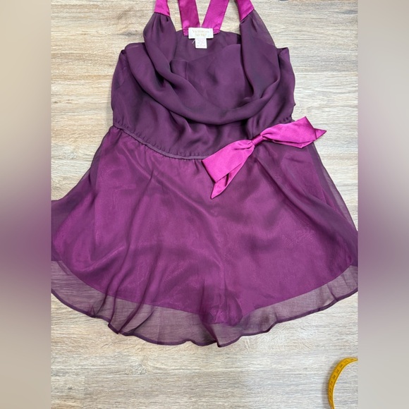 Victoria’s Secret Lingerie Vintage Sheer Halter Babydoll Bodysuit Size M - Picture 3 of 6